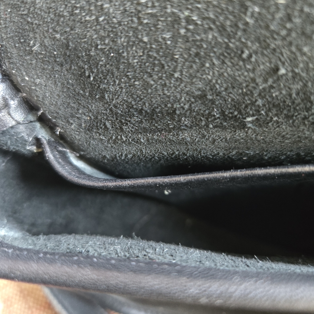 Vintage Coach Collegiate Crossbody Bag In Black - Picture 12 of 16